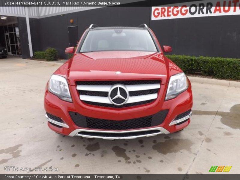 Mars Red / Almond Beige/Mocha 2014 Mercedes-Benz GLK 350