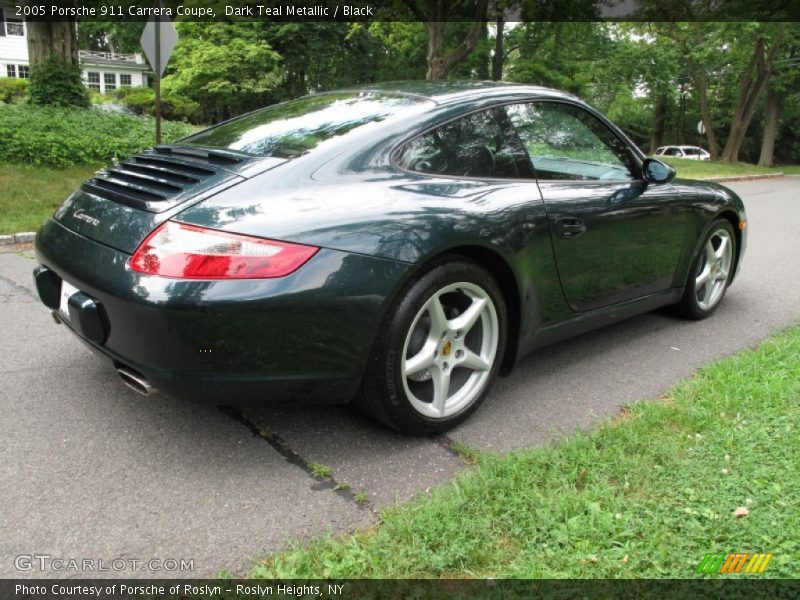 Dark Teal Metallic / Black 2005 Porsche 911 Carrera Coupe