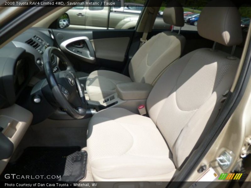 Savannah Metallic / Taupe 2008 Toyota RAV4 Limited 4WD