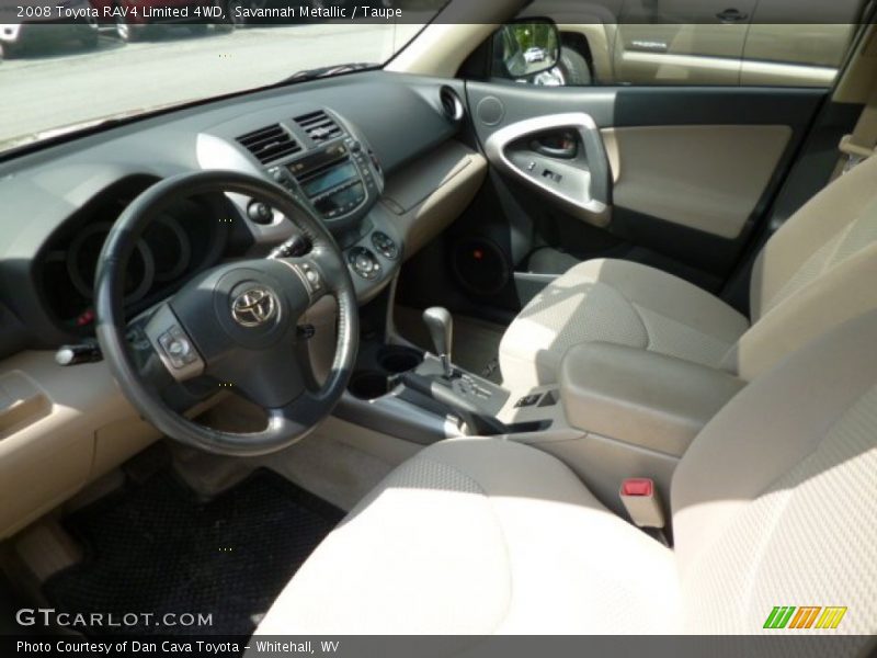 Savannah Metallic / Taupe 2008 Toyota RAV4 Limited 4WD