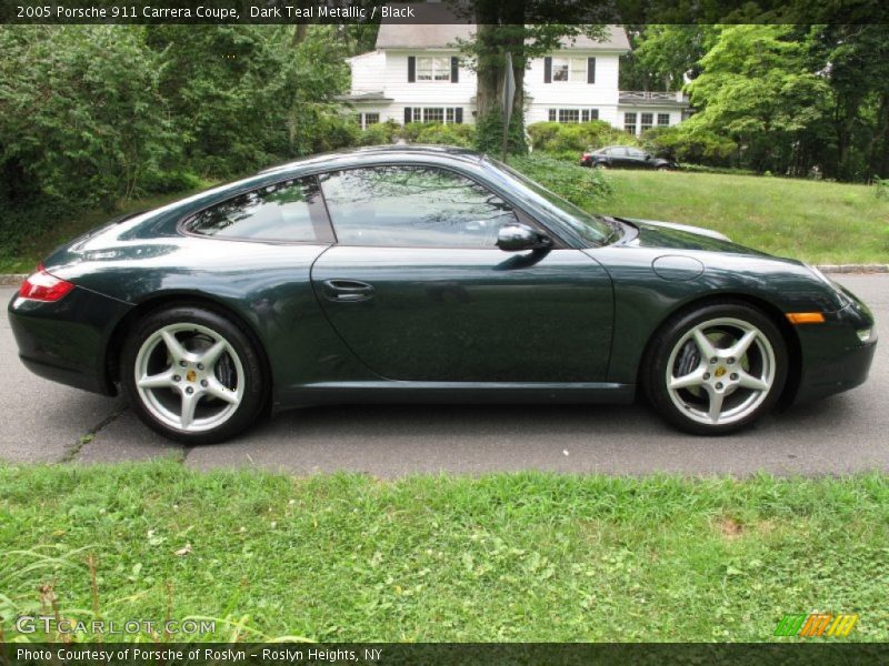Dark Teal Metallic / Black 2005 Porsche 911 Carrera Coupe