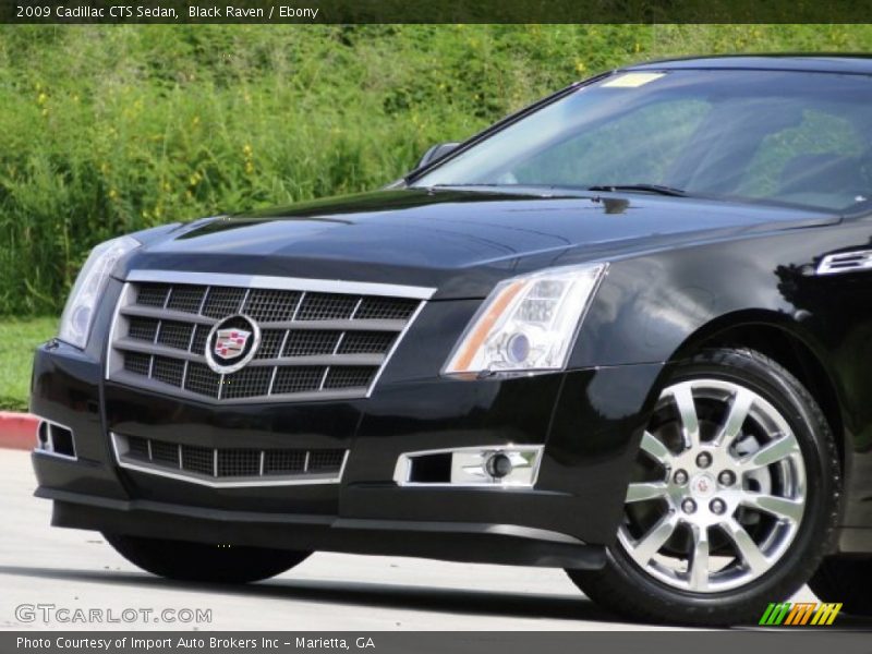 Black Raven / Ebony 2009 Cadillac CTS Sedan
