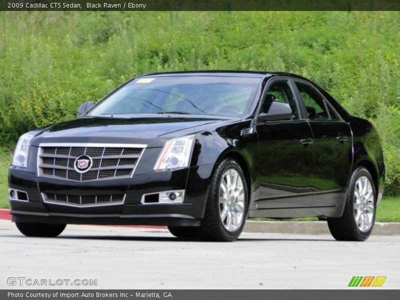 Black Raven / Ebony 2009 Cadillac CTS Sedan
