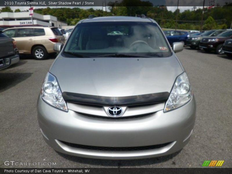 Silver Shadow Pearl / Stone 2010 Toyota Sienna XLE