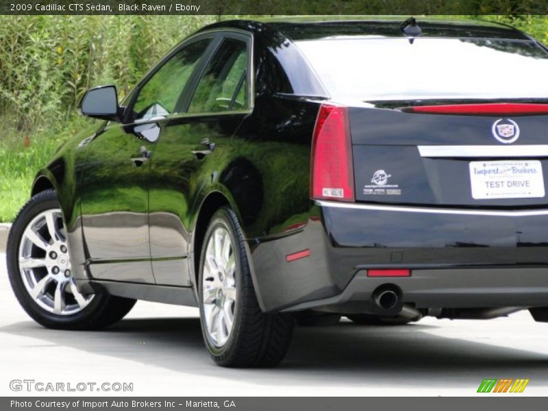 Black Raven / Ebony 2009 Cadillac CTS Sedan