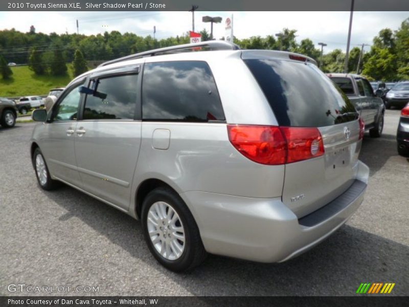 Silver Shadow Pearl / Stone 2010 Toyota Sienna XLE