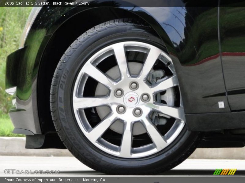 Black Raven / Ebony 2009 Cadillac CTS Sedan
