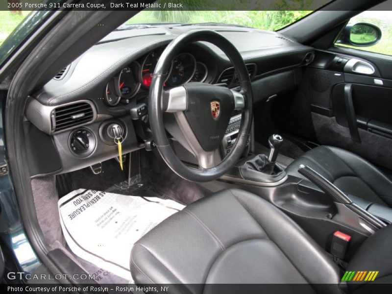 Black Interior - 2005 911 Carrera Coupe 