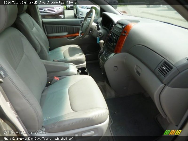 Silver Shadow Pearl / Stone 2010 Toyota Sienna XLE