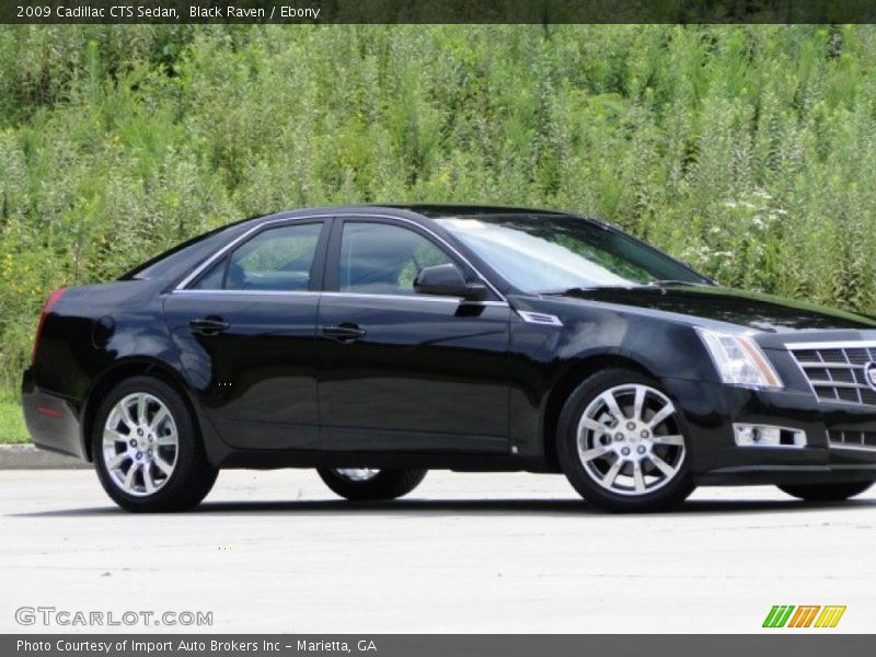 Black Raven / Ebony 2009 Cadillac CTS Sedan