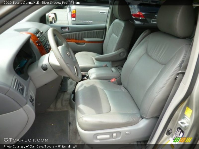 Silver Shadow Pearl / Stone 2010 Toyota Sienna XLE