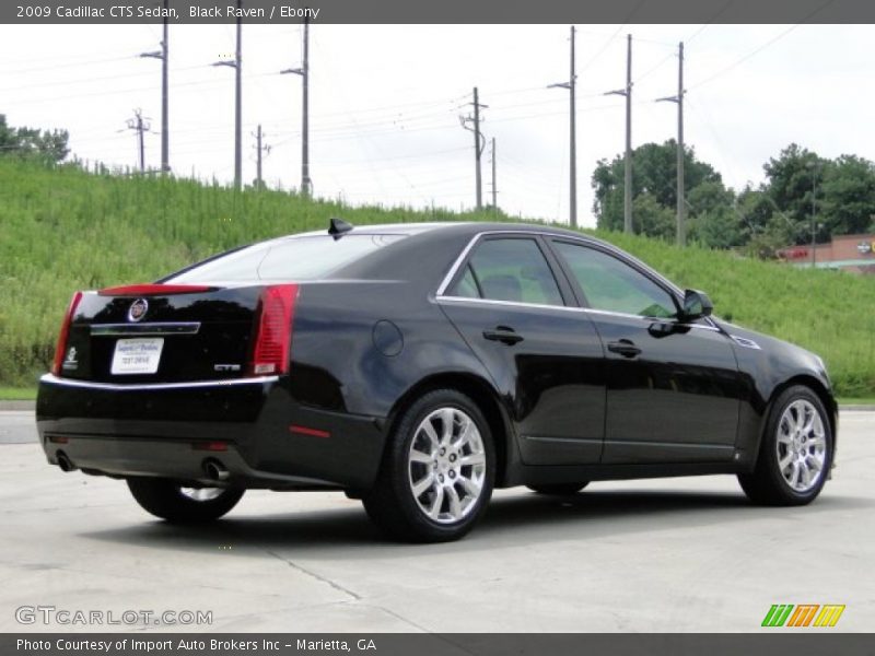 Black Raven / Ebony 2009 Cadillac CTS Sedan