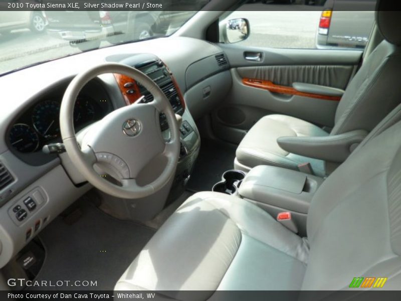 Silver Shadow Pearl / Stone 2010 Toyota Sienna XLE