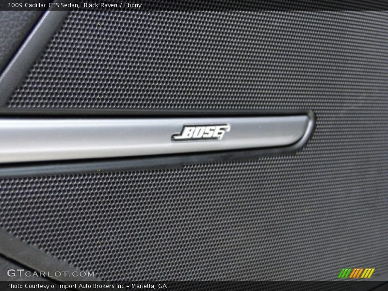 Black Raven / Ebony 2009 Cadillac CTS Sedan