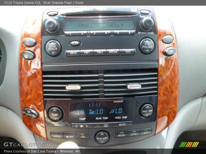 Silver Shadow Pearl / Stone 2010 Toyota Sienna XLE
