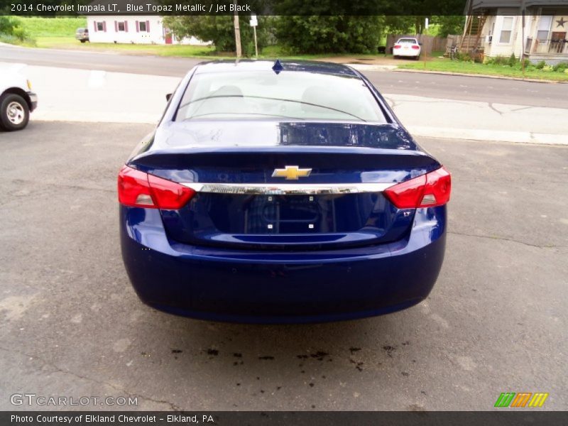 Blue Topaz Metallic / Jet Black 2014 Chevrolet Impala LT