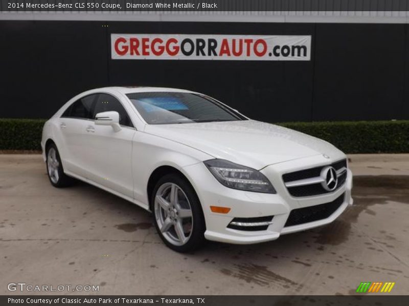 Diamond White Metallic / Black 2014 Mercedes-Benz CLS 550 Coupe