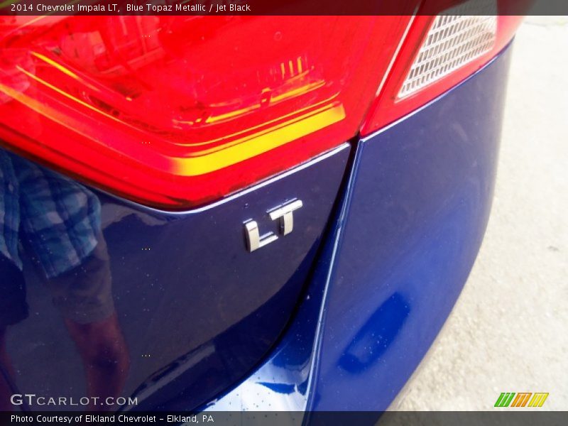 Blue Topaz Metallic / Jet Black 2014 Chevrolet Impala LT