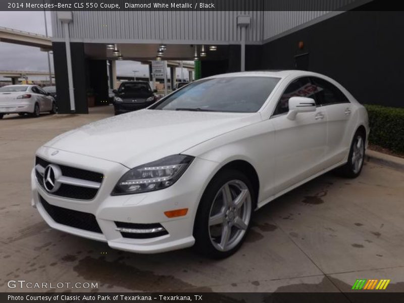 Diamond White Metallic / Black 2014 Mercedes-Benz CLS 550 Coupe