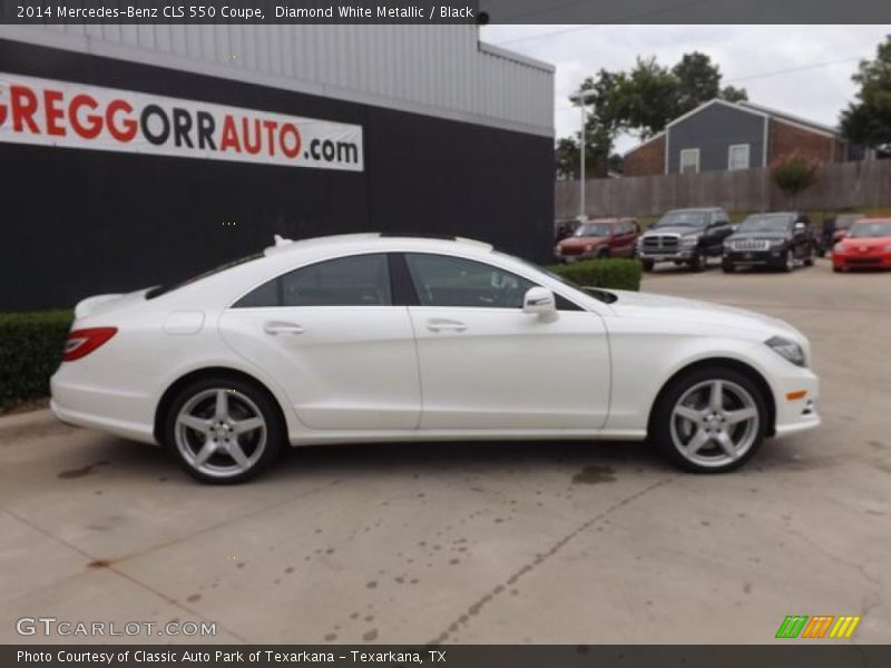 Diamond White Metallic / Black 2014 Mercedes-Benz CLS 550 Coupe