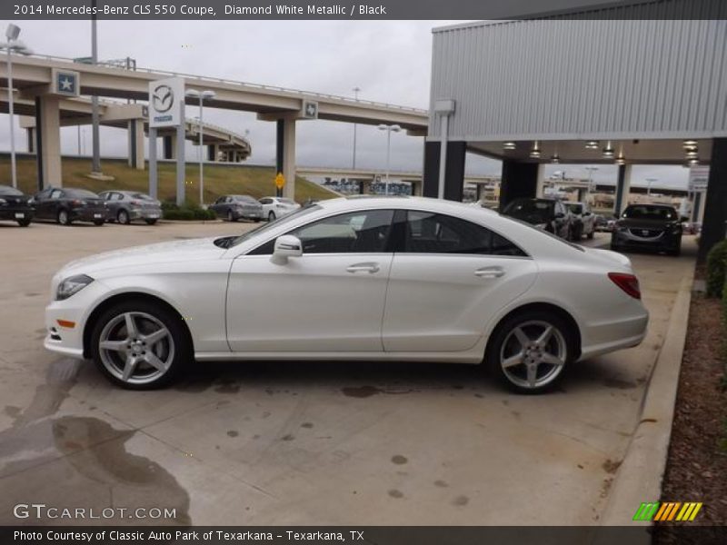 Diamond White Metallic / Black 2014 Mercedes-Benz CLS 550 Coupe