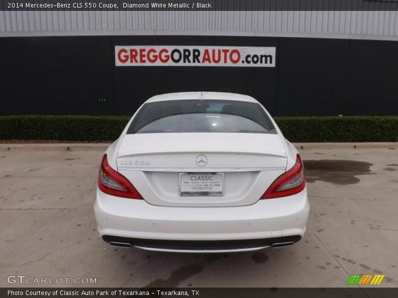 Diamond White Metallic / Black 2014 Mercedes-Benz CLS 550 Coupe
