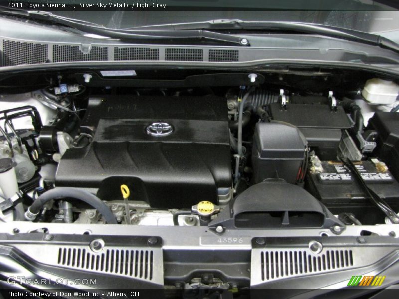 Silver Sky Metallic / Light Gray 2011 Toyota Sienna LE