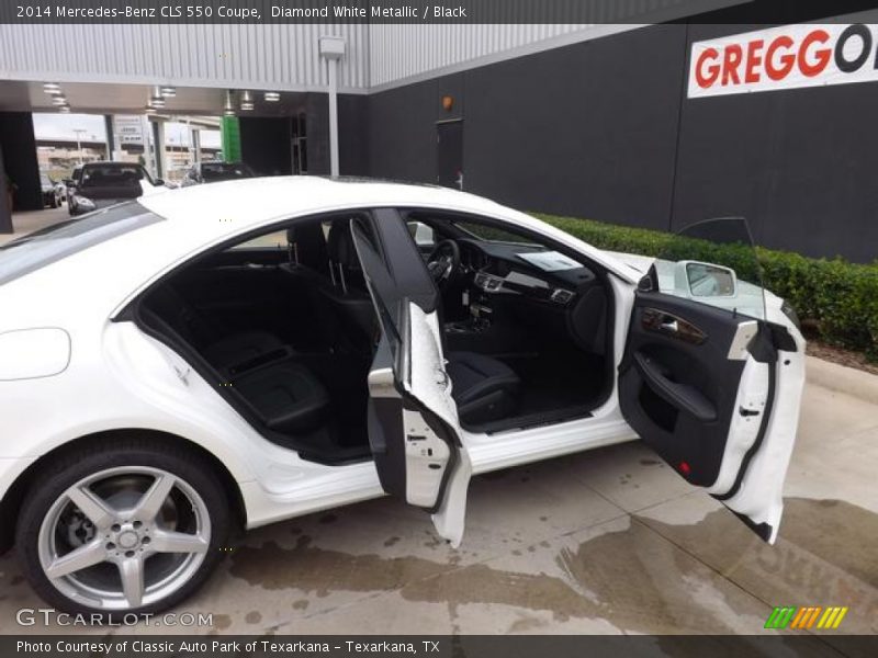 Diamond White Metallic / Black 2014 Mercedes-Benz CLS 550 Coupe