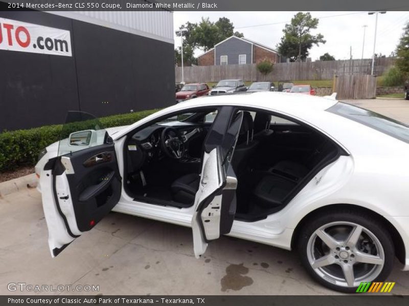 Diamond White Metallic / Black 2014 Mercedes-Benz CLS 550 Coupe