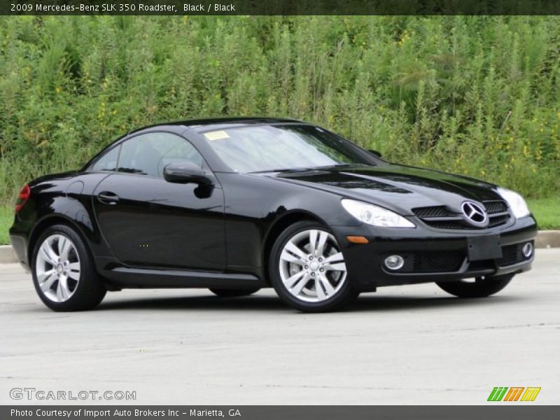  2009 SLK 350 Roadster Black