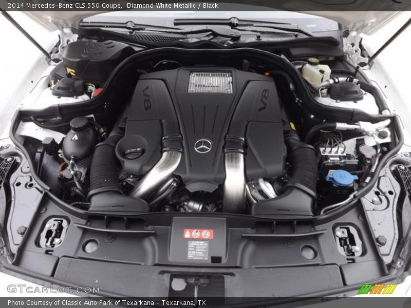 Diamond White Metallic / Black 2014 Mercedes-Benz CLS 550 Coupe