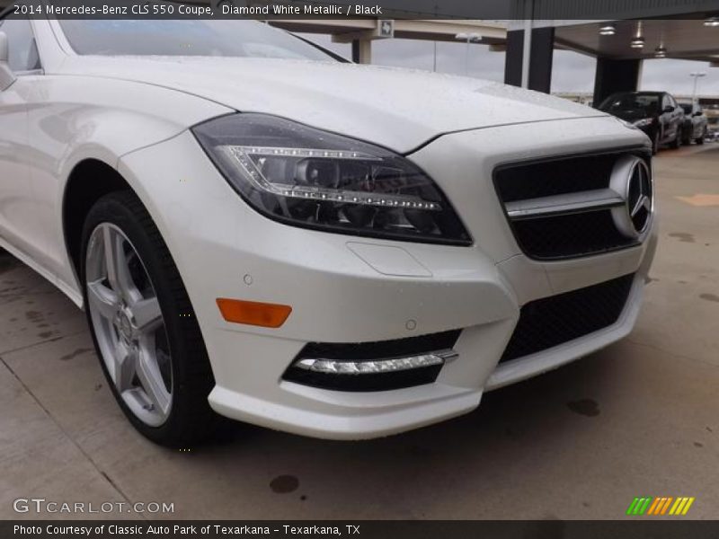 Diamond White Metallic / Black 2014 Mercedes-Benz CLS 550 Coupe