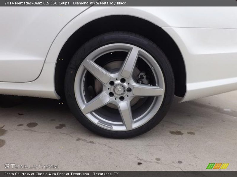 Diamond White Metallic / Black 2014 Mercedes-Benz CLS 550 Coupe