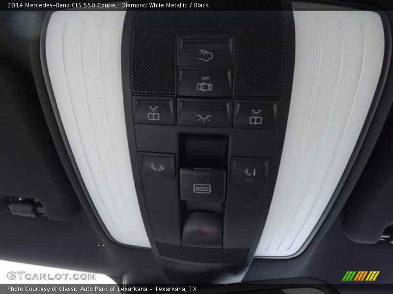 Diamond White Metallic / Black 2014 Mercedes-Benz CLS 550 Coupe