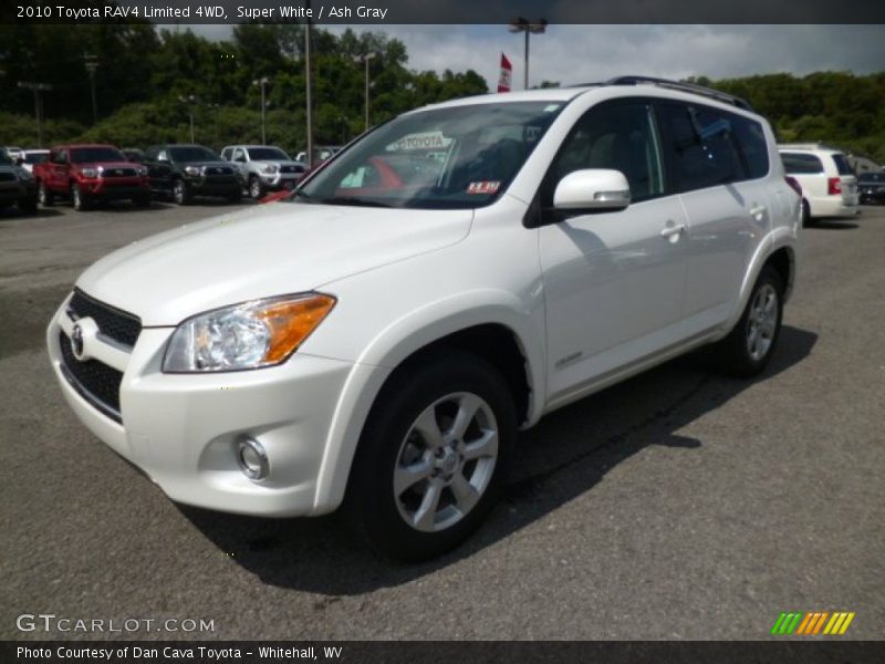 Super White / Ash Gray 2010 Toyota RAV4 Limited 4WD