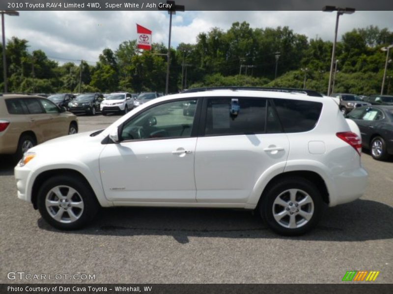 Super White / Ash Gray 2010 Toyota RAV4 Limited 4WD