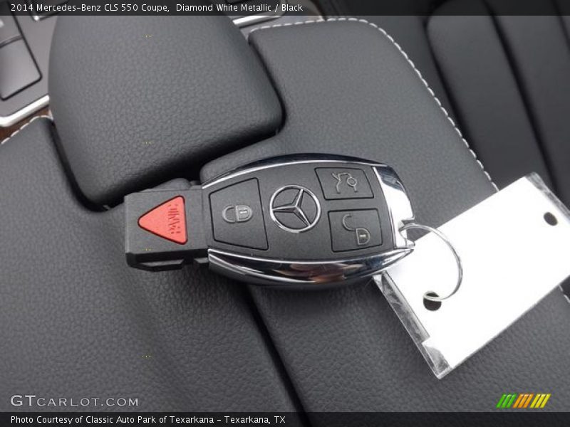 Diamond White Metallic / Black 2014 Mercedes-Benz CLS 550 Coupe