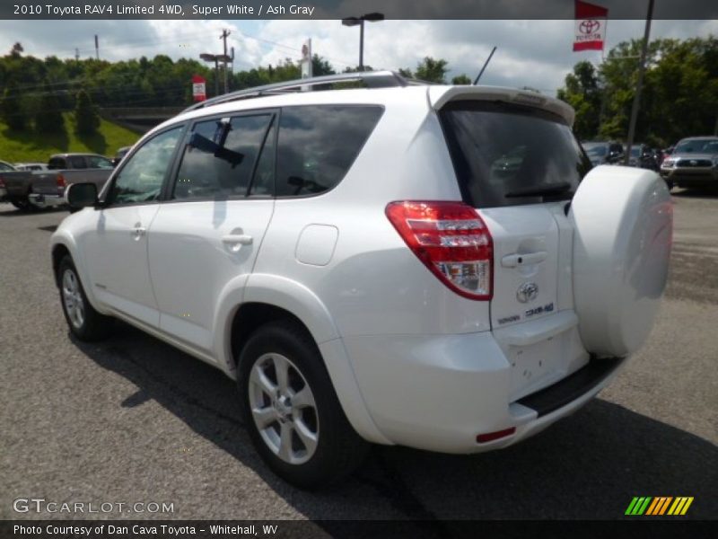 Super White / Ash Gray 2010 Toyota RAV4 Limited 4WD