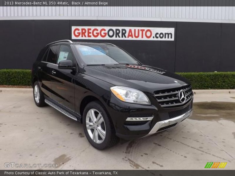 Black / Almond Beige 2013 Mercedes-Benz ML 350 4Matic
