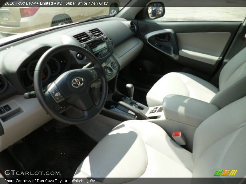 Super White / Ash Gray 2010 Toyota RAV4 Limited 4WD
