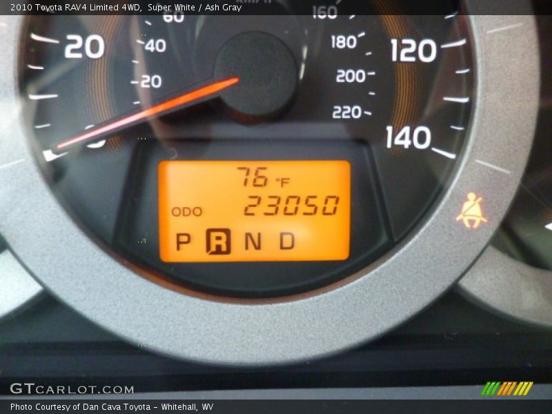 Super White / Ash Gray 2010 Toyota RAV4 Limited 4WD