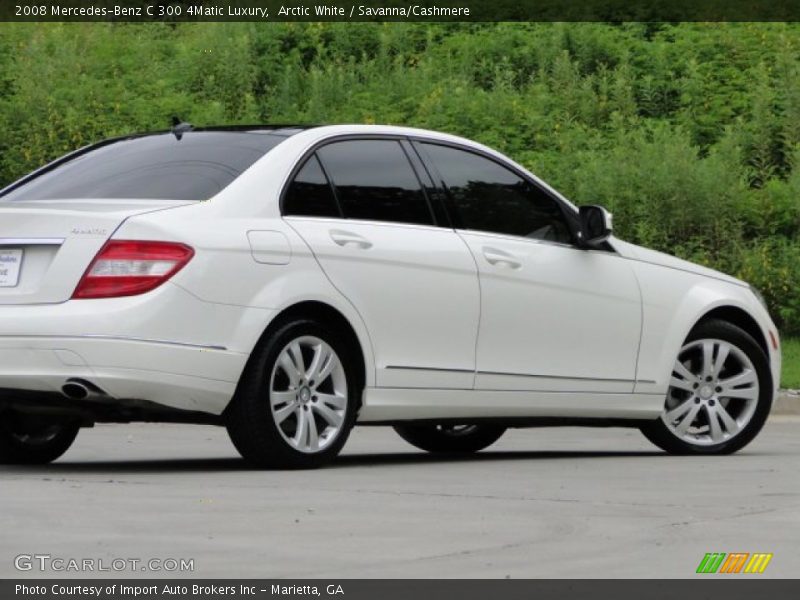 Arctic White / Savanna/Cashmere 2008 Mercedes-Benz C 300 4Matic Luxury