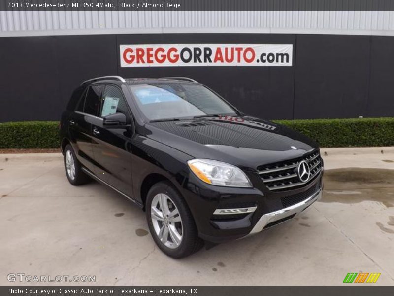 Black / Almond Beige 2013 Mercedes-Benz ML 350 4Matic