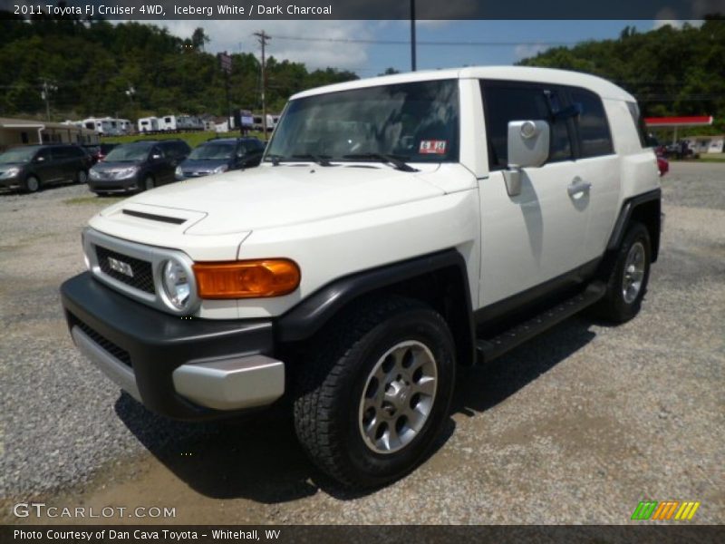 Iceberg White / Dark Charcoal 2011 Toyota FJ Cruiser 4WD