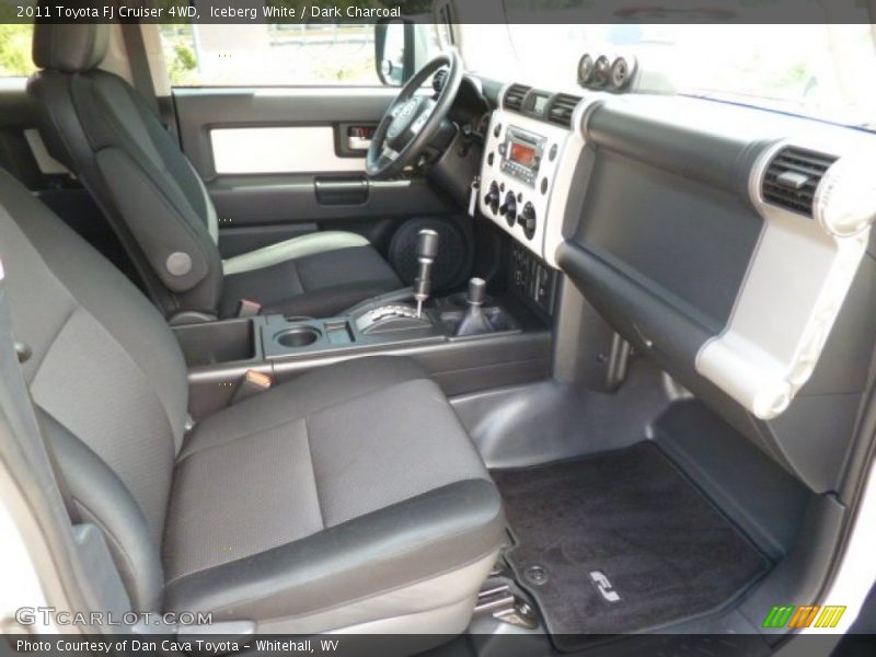 Iceberg White / Dark Charcoal 2011 Toyota FJ Cruiser 4WD