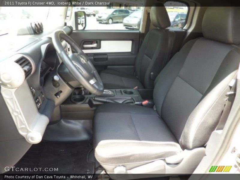 Iceberg White / Dark Charcoal 2011 Toyota FJ Cruiser 4WD