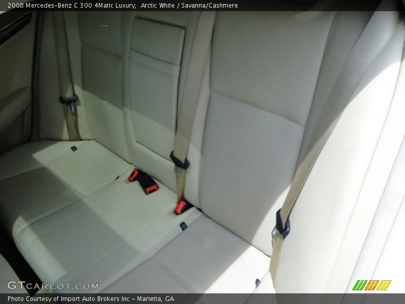 Arctic White / Savanna/Cashmere 2008 Mercedes-Benz C 300 4Matic Luxury