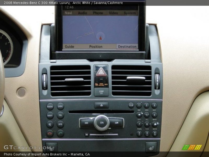 Controls of 2008 C 300 4Matic Luxury