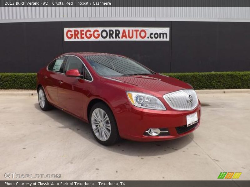 Crystal Red Tintcoat / Cashmere 2013 Buick Verano FWD