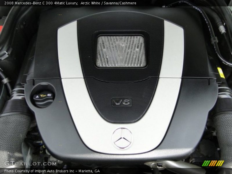 Arctic White / Savanna/Cashmere 2008 Mercedes-Benz C 300 4Matic Luxury